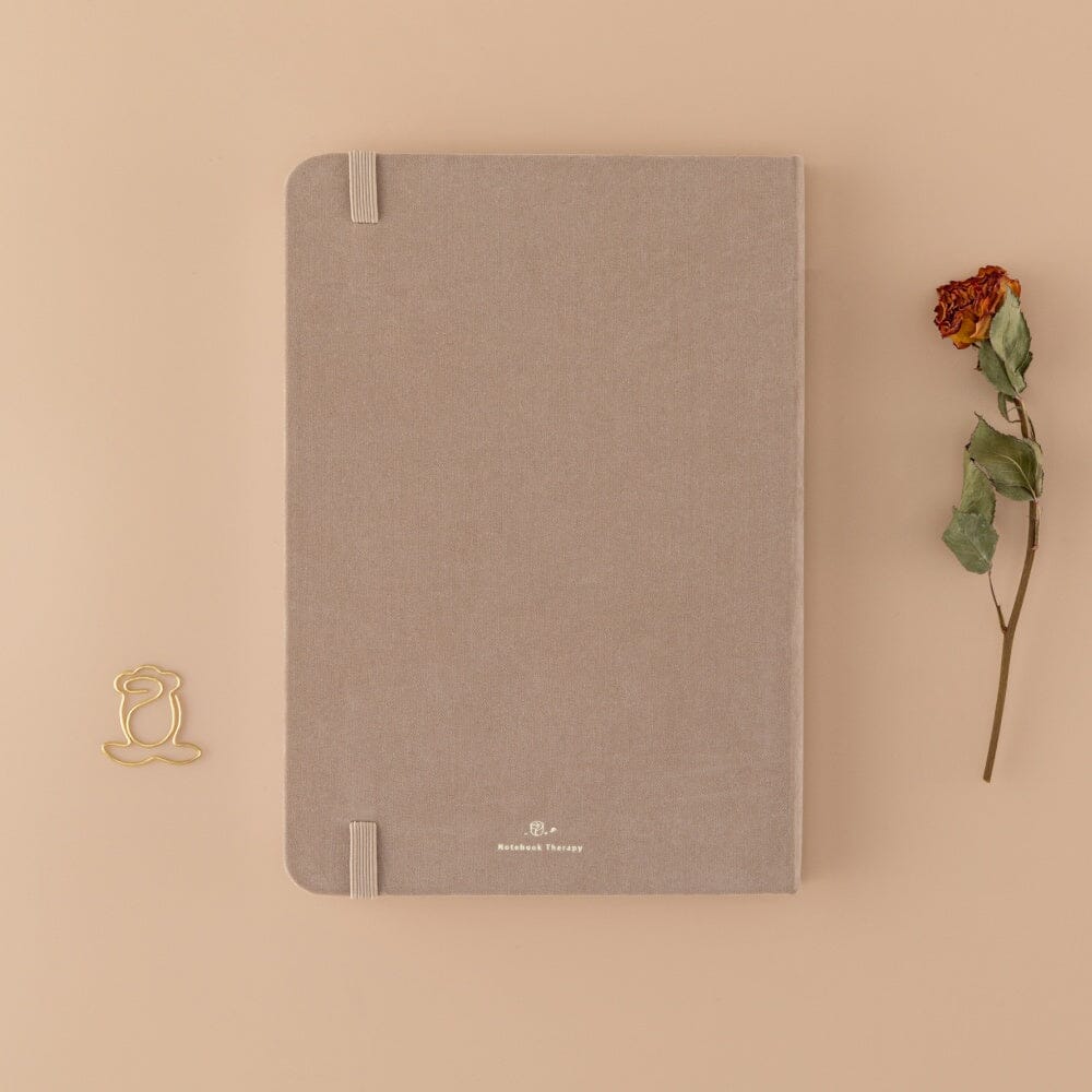 Tsuki 'Vintage Rose' Pressed Petal Limited Edition Bullet Journal ☾