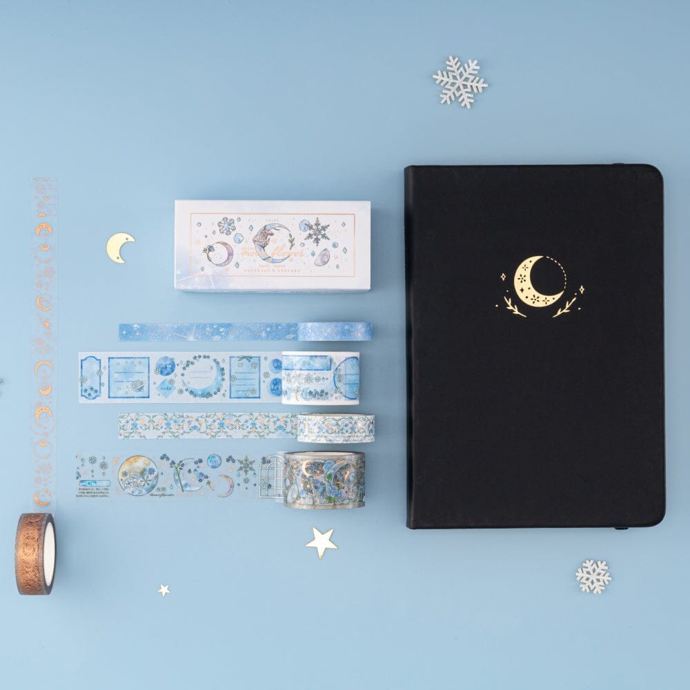 Tsuki 'Winter Moonflower' Washi Tape Set ☾