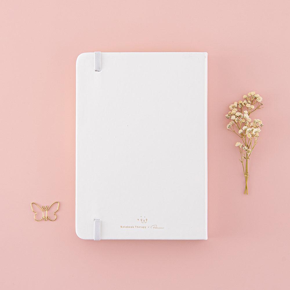 Tsuki Cloud White 'Flutter + Dream' Limited Edition Bullet Journal by Notebook Therapy x Pelinkan ☾