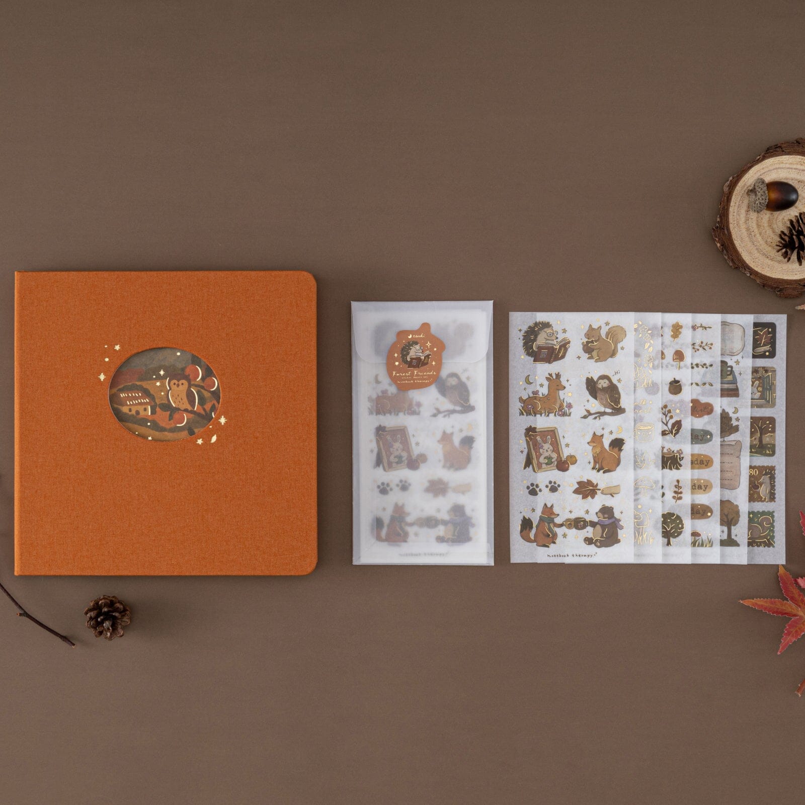 Tsuki Four Seasons: Autumn Collector's Edition 2025 Square Bullet Journal ☾