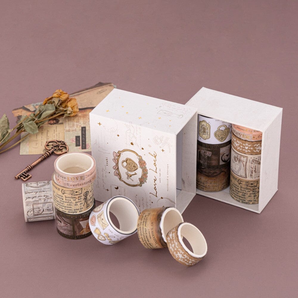 Tsuki 'Love Lock' Washi Tape Set ☾