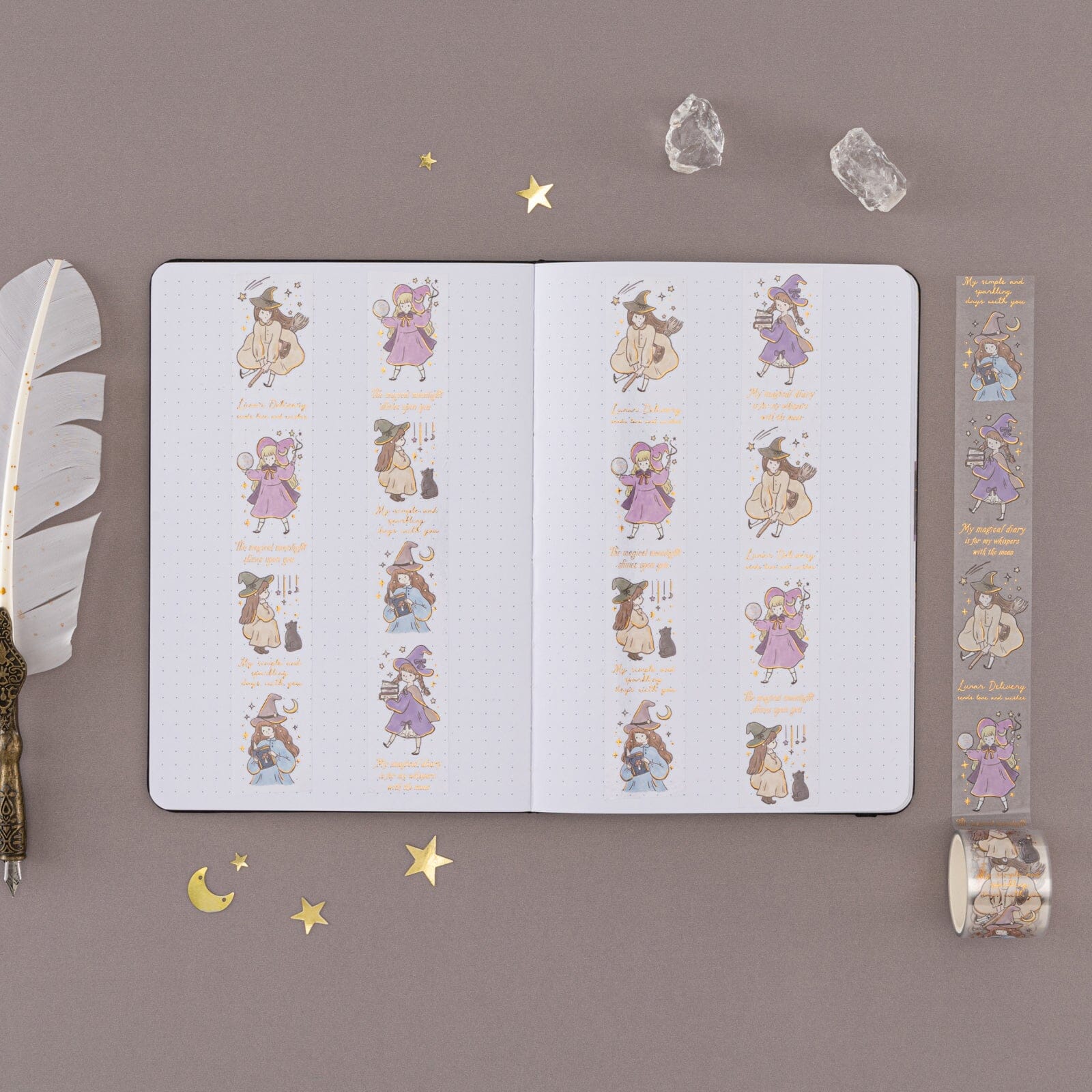 Tsuki 'Lunar Delivery' Washi Tape Set ☾