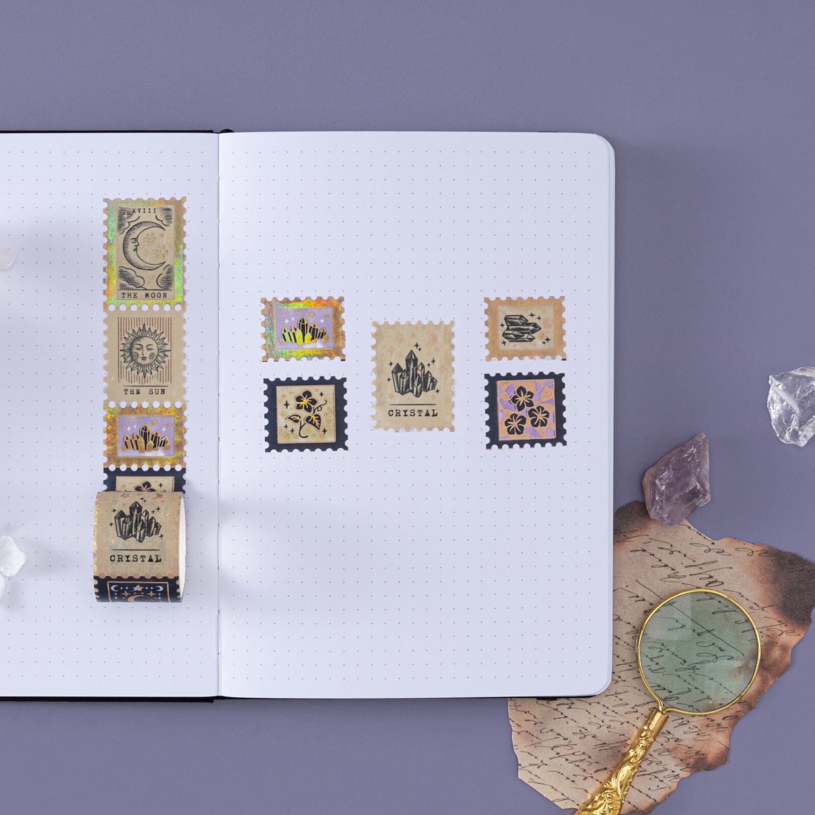 Tsuki 'Moonflower Magic' Washi Tape Set ☾