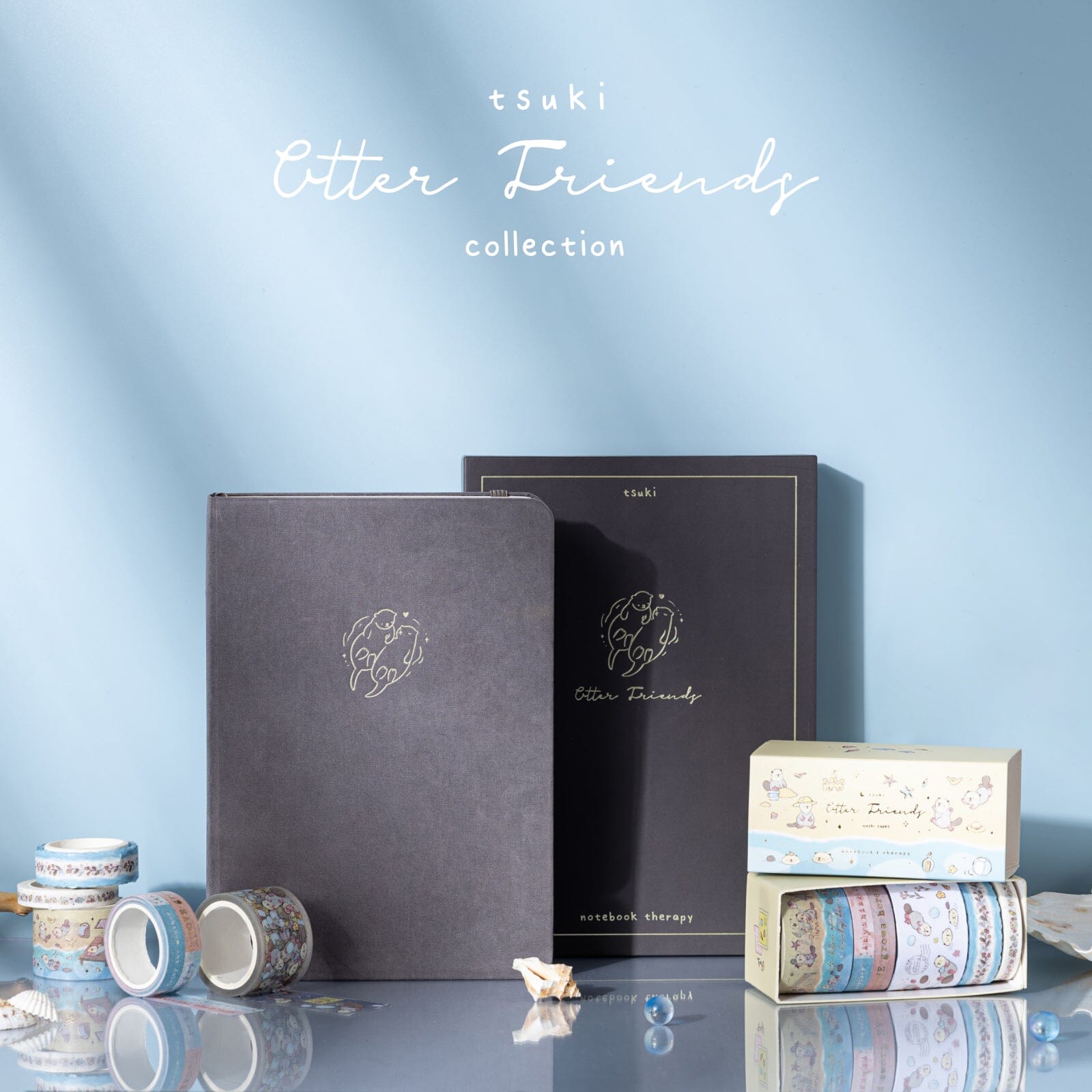 Tsuki 'Otter Friends' Limited Edition Bullet Journal ☾