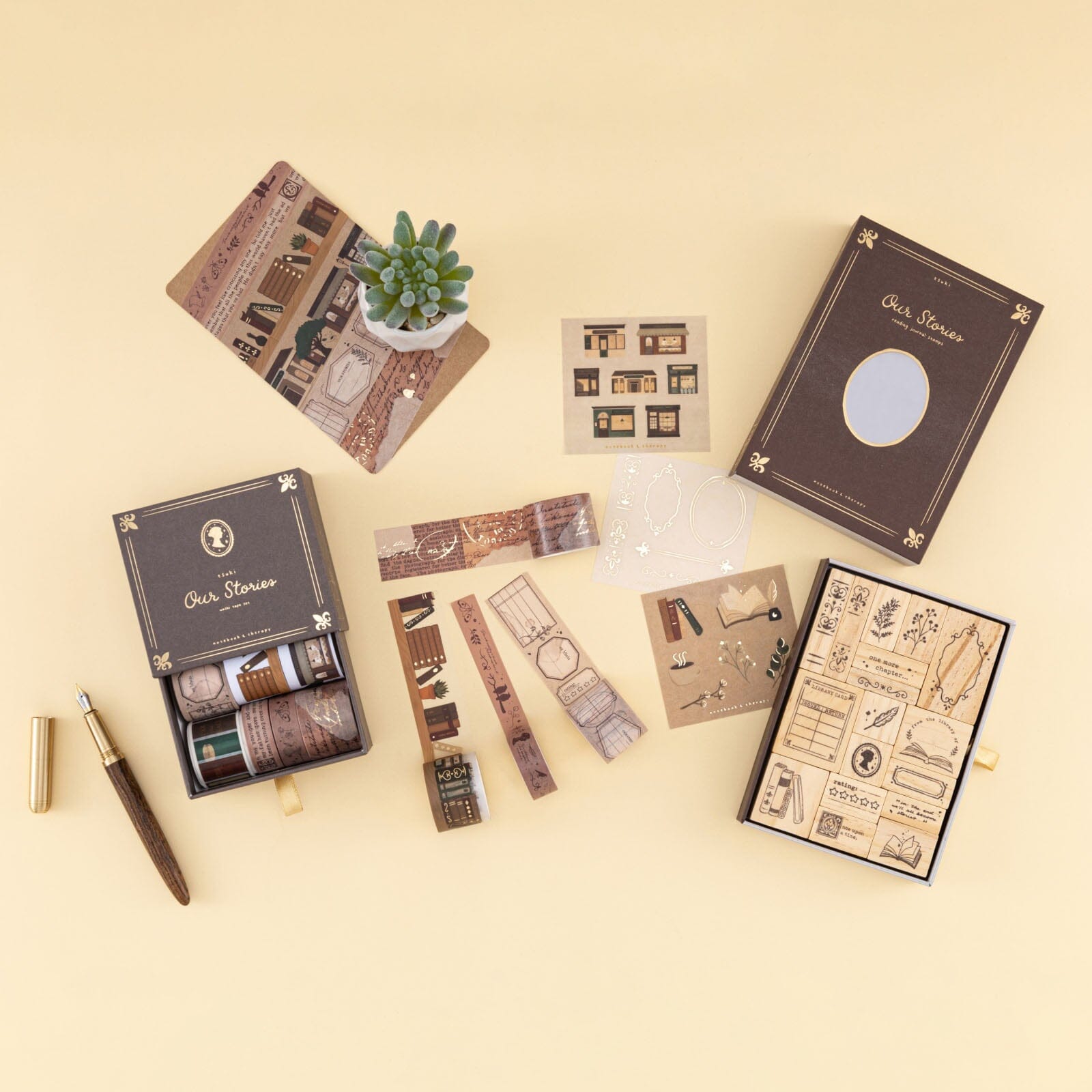 Tsuki 'Our Stories' Reading Journal Stamp Set ☾