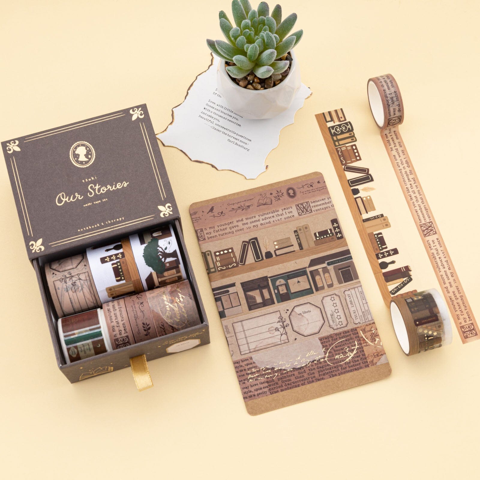 Tsuki 'Our Stories' Washi Tape Set ☾