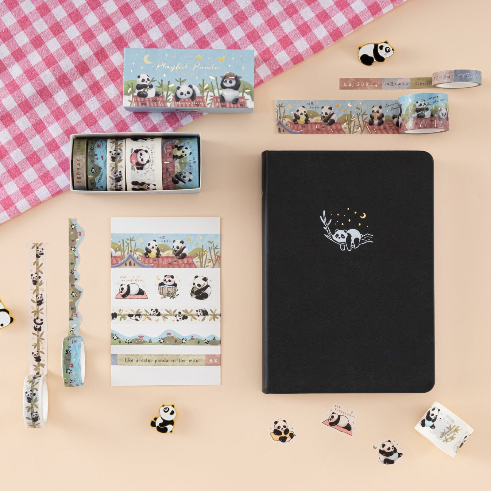 Tsuki 'Playful Panda' Limited Edition A5 Bullet Journal ☾