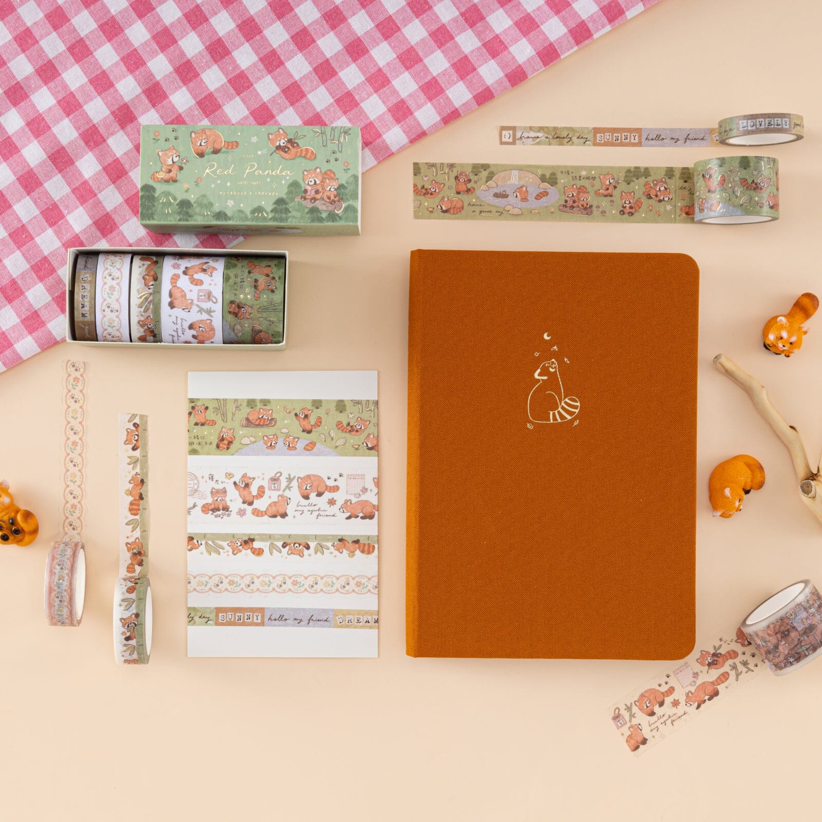 Tsuki 'Red Panda' Limited Edition A5 Bullet Journal ☾