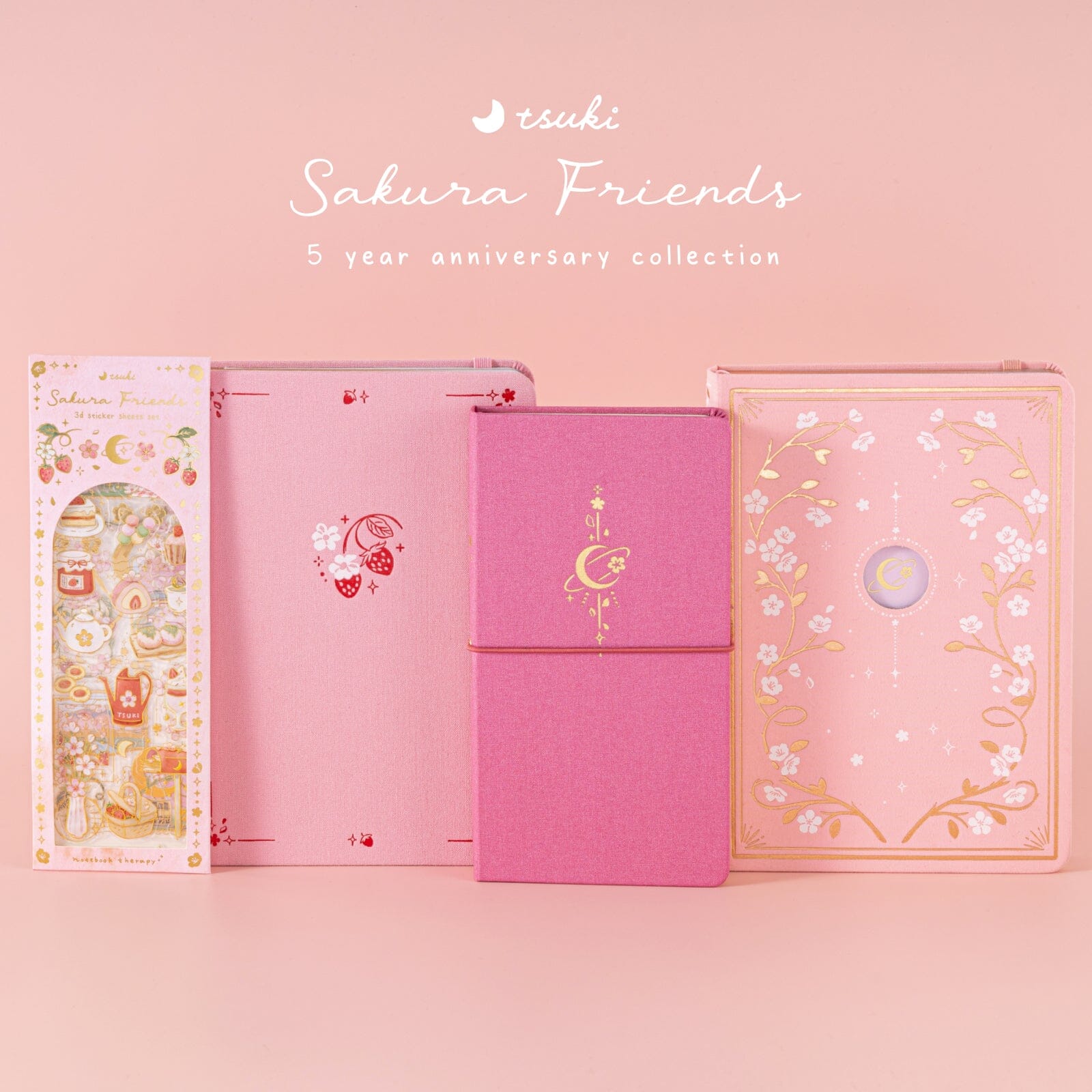 Tsuki 'Berry Sweet' Limited Edition Bullet Journal ☾