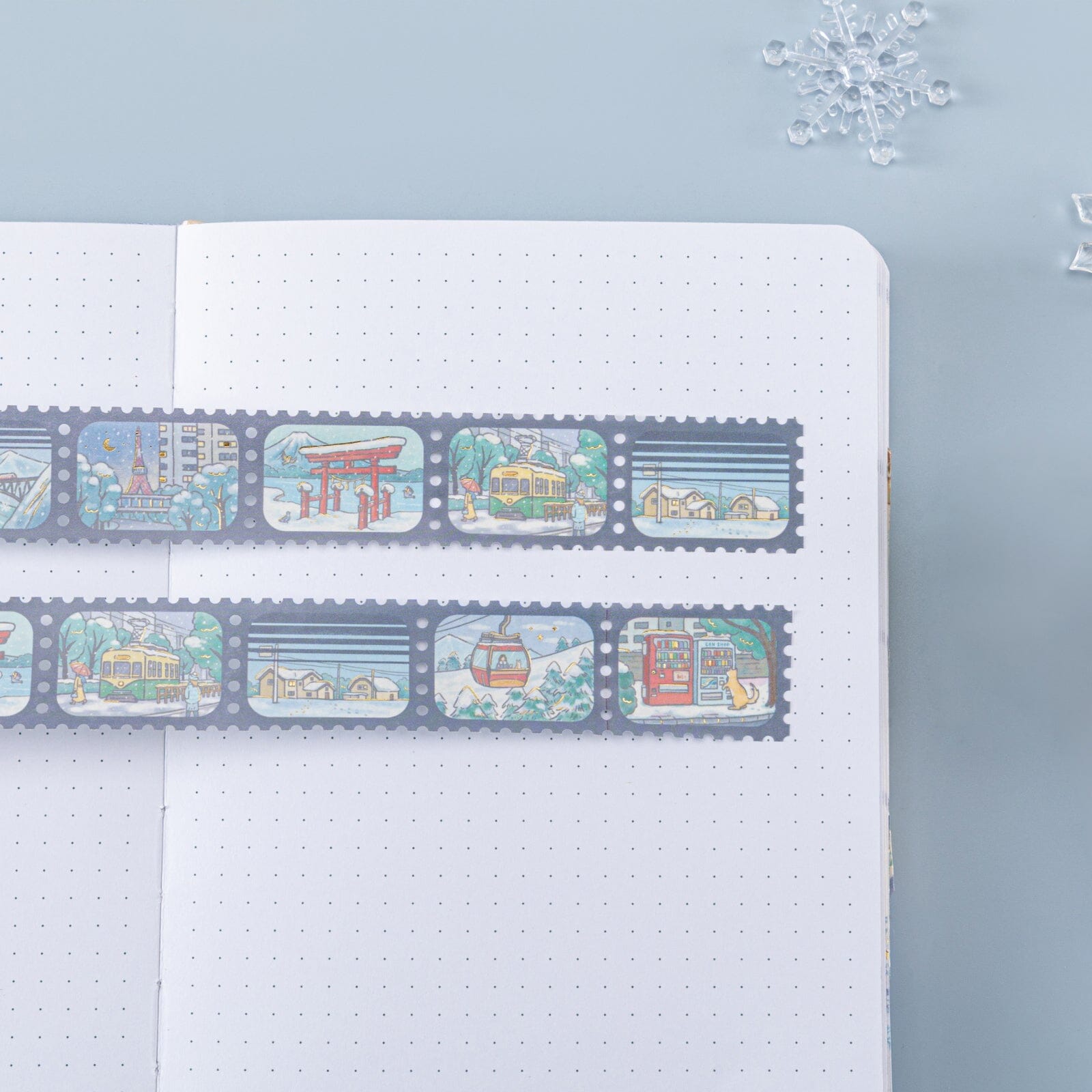 Tsuki 'Winter Journey' Washi Tape Set ☾