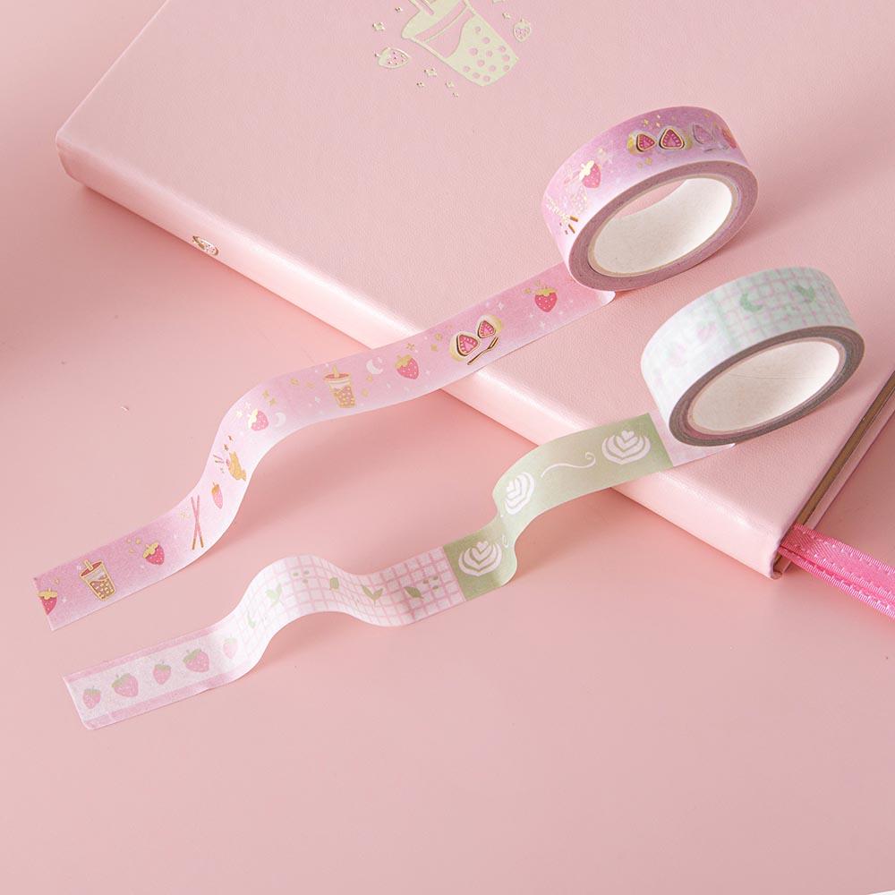 Tsuki 'Matcha Ichigo' Washi Tape Set ☾
