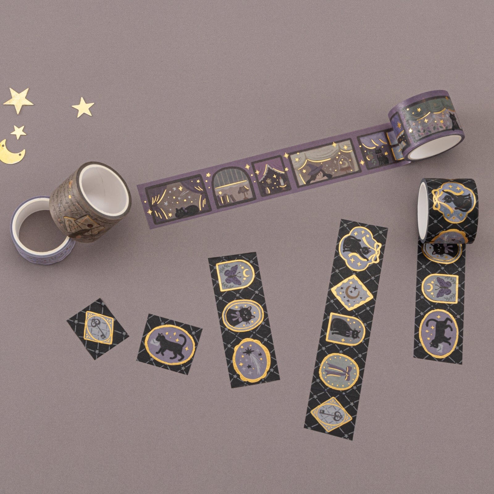 Tsuki 'Lunar Delivery' Washi Tape Set ☾