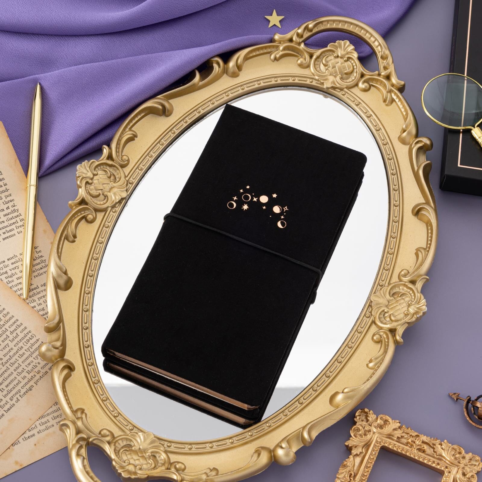 Tsuki 'Moonlit Whisper' Limited Edition Luxury Travel Notebook  ☾