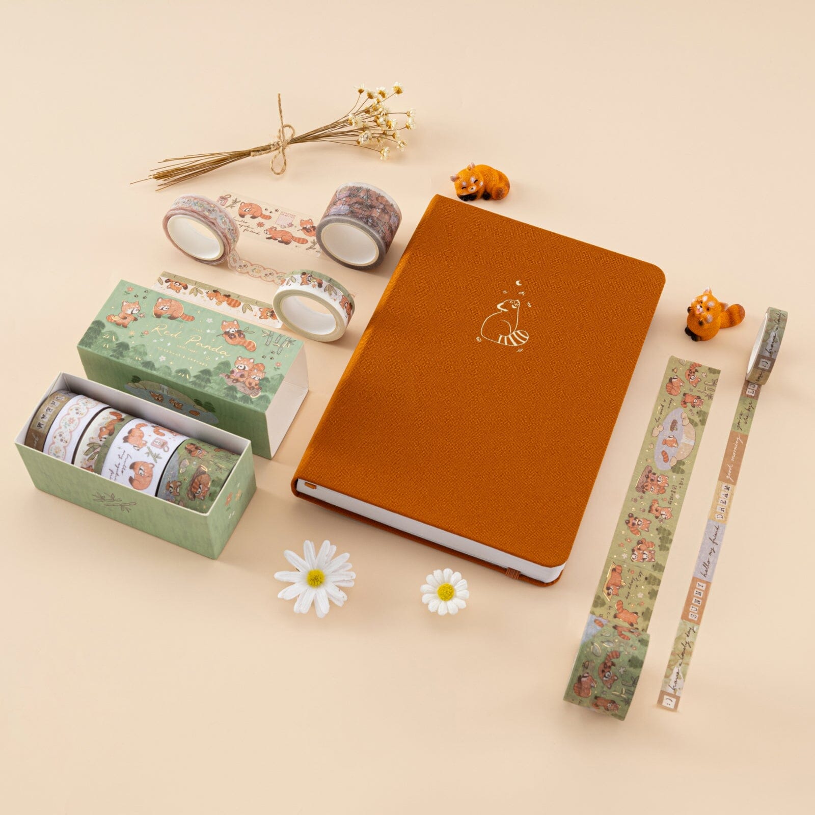 Tsuki 'Red Panda' Limited Edition A5 Bullet Journal ☾
