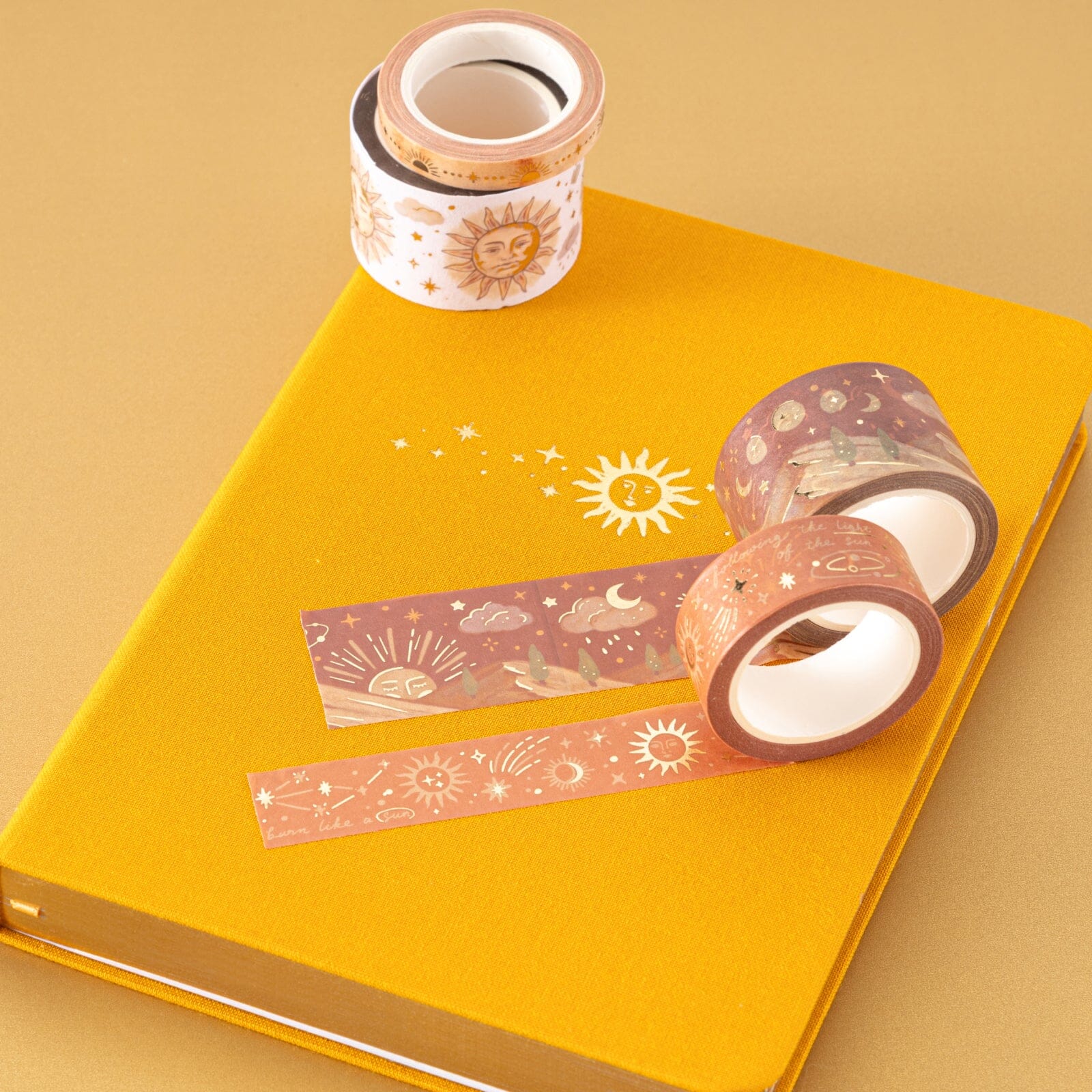 Tsuki 'Sunlit Mystery' Washi Tape Set ☾
