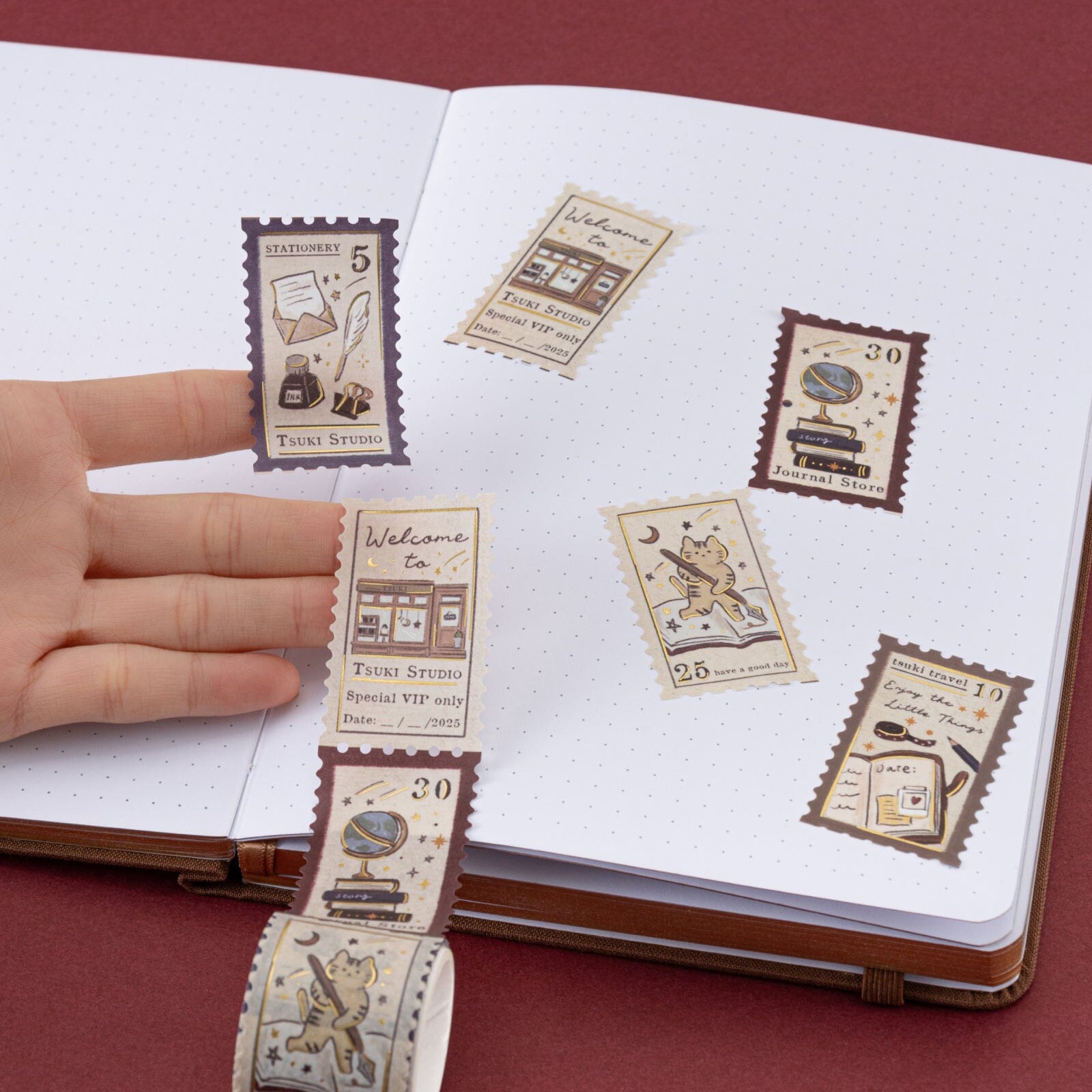 Tsuki 'Tsuki Studio' Washi Tape Set ☾