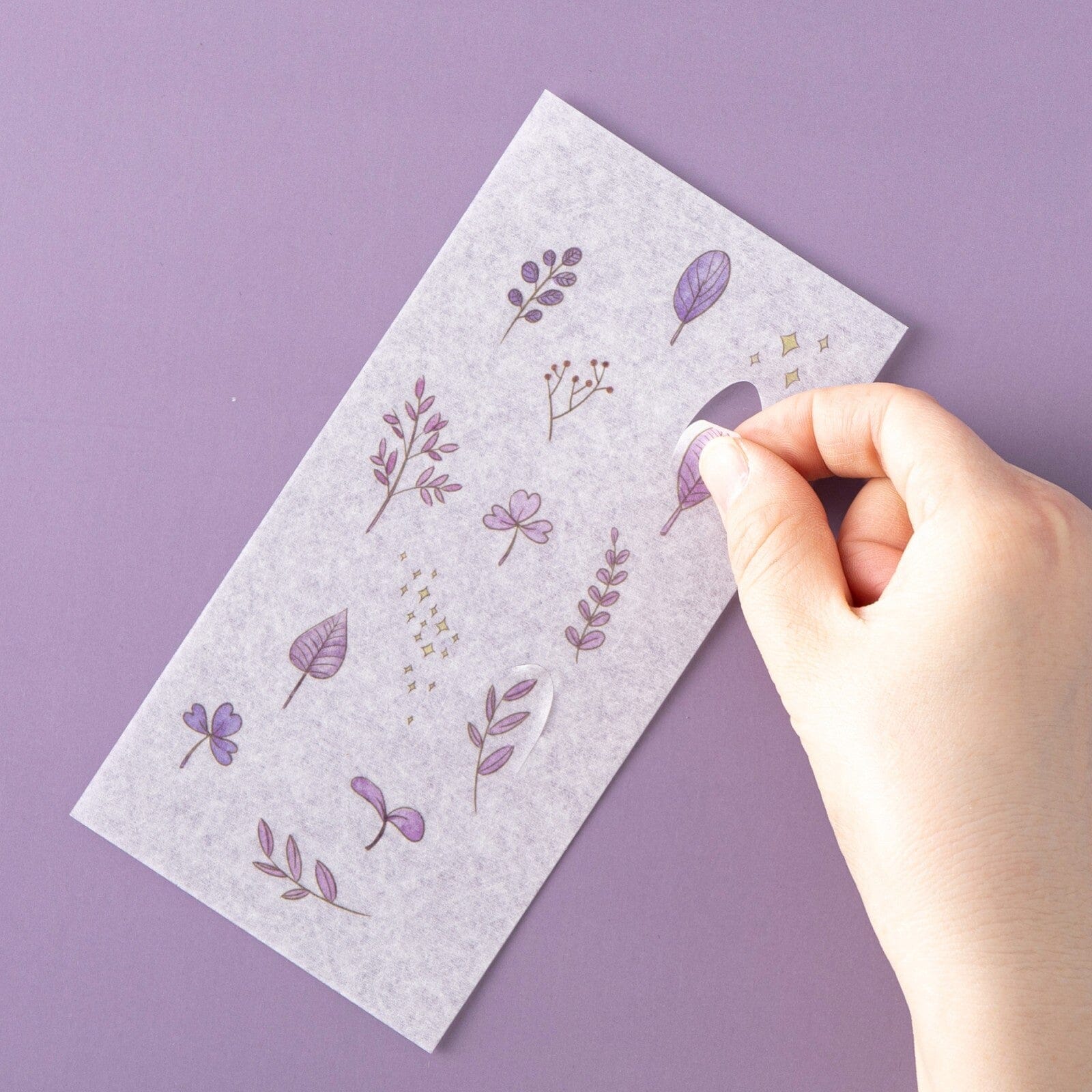 Tsuki 'Watercolour Garden' Stickers - Set Of 10