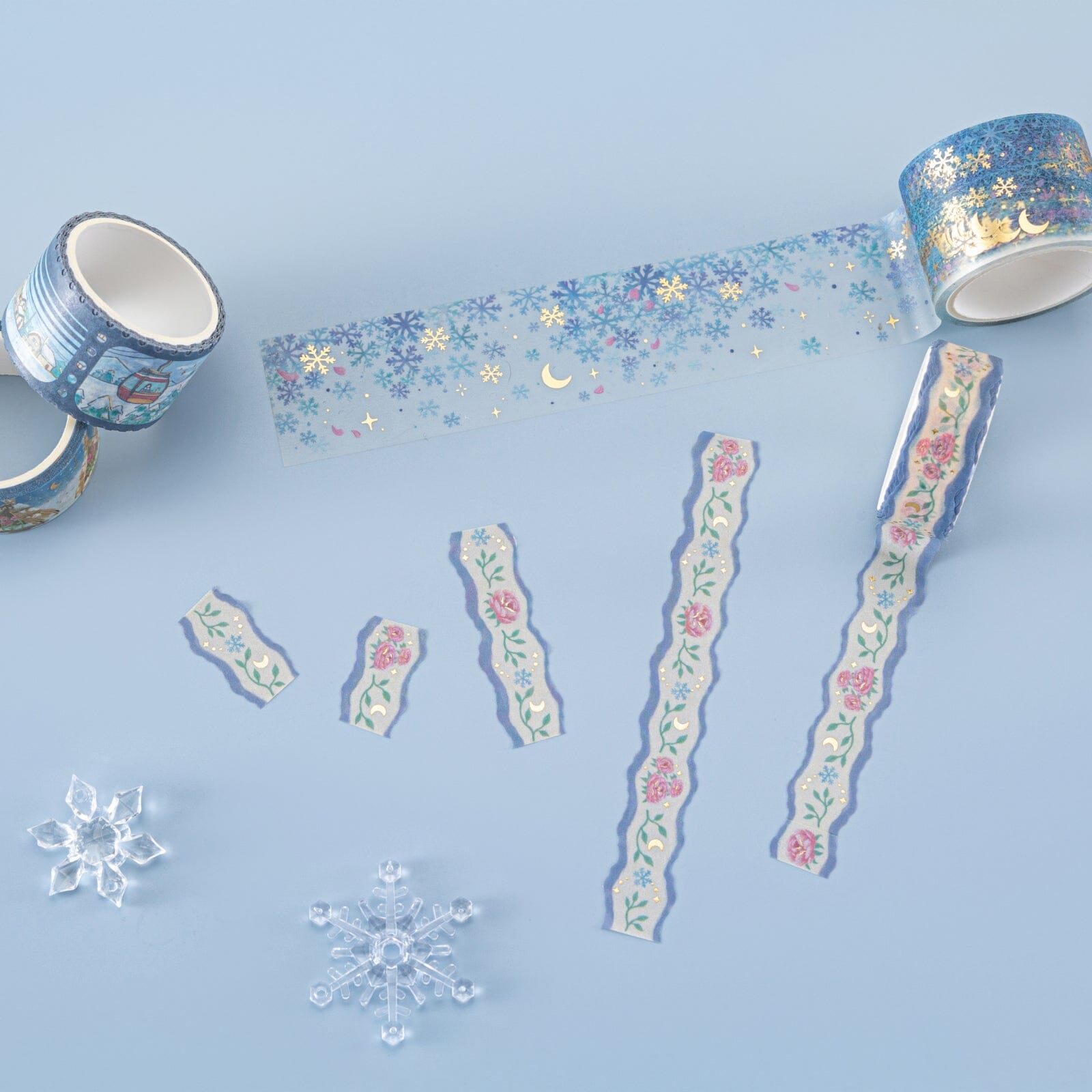 Tsuki 'Winter Journey' Washi Tape Set ☾