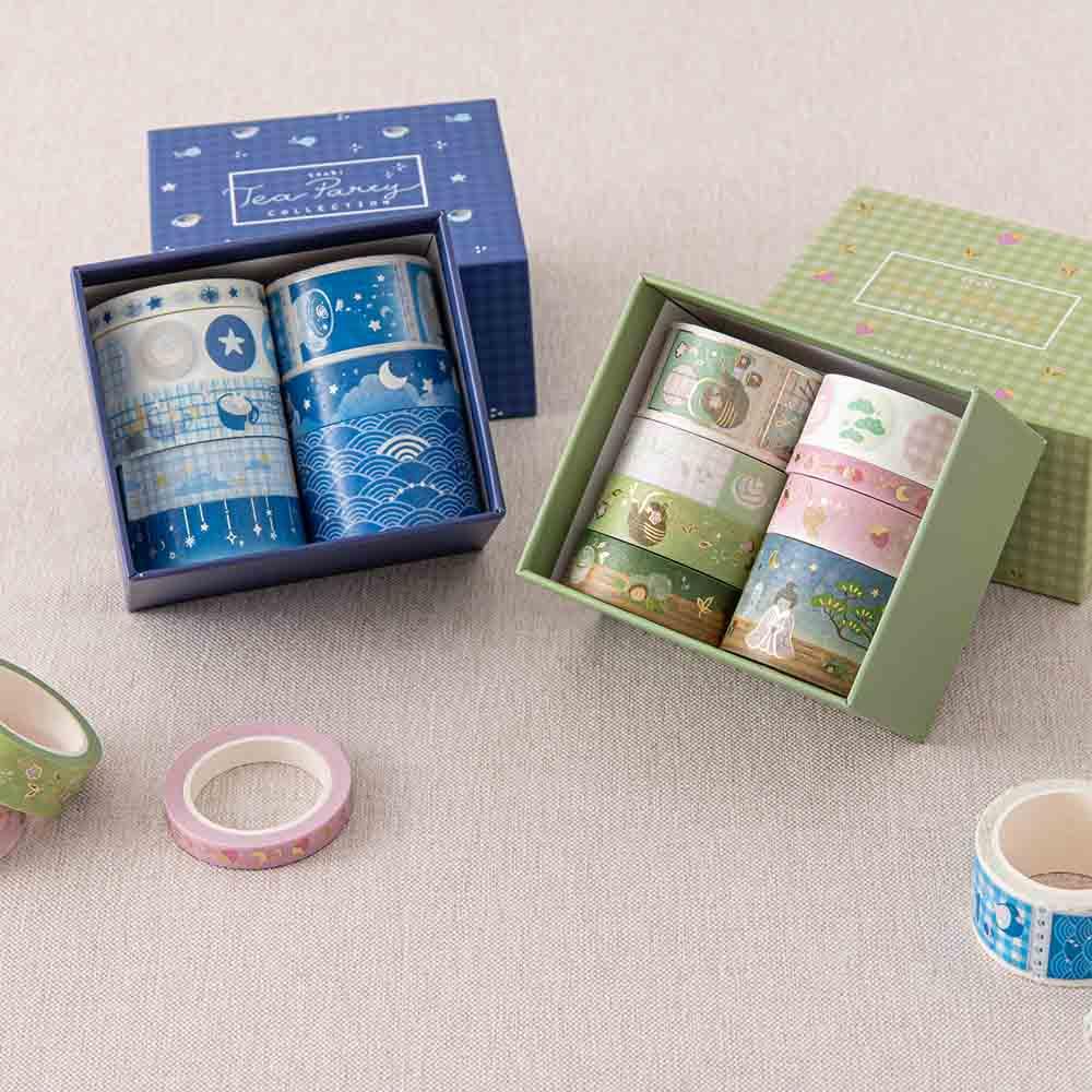 Tsuki 'Cup of Galaxy' Holographic Washi Tape Set ☾