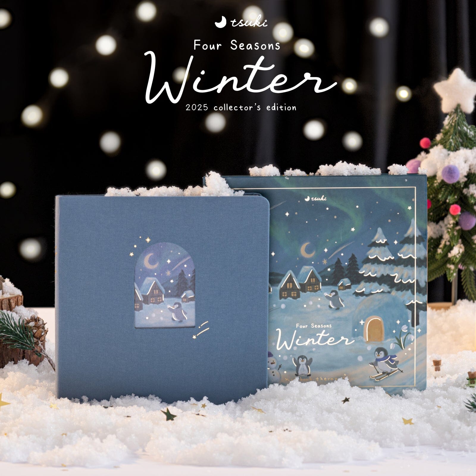 Tsuki Four Seasons: Winter Collector's Edition 2025 Square Bullet Journal ☾