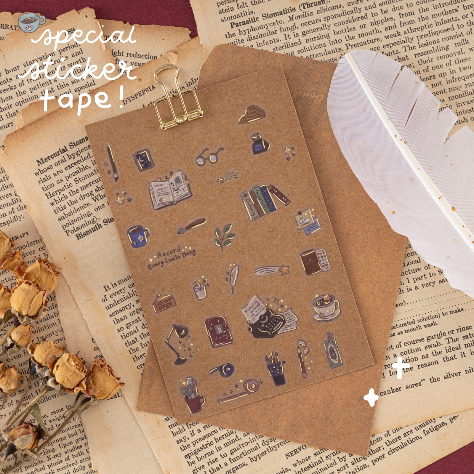 Tsuki 'Tsuki Studio' Washi Tape Set ☾