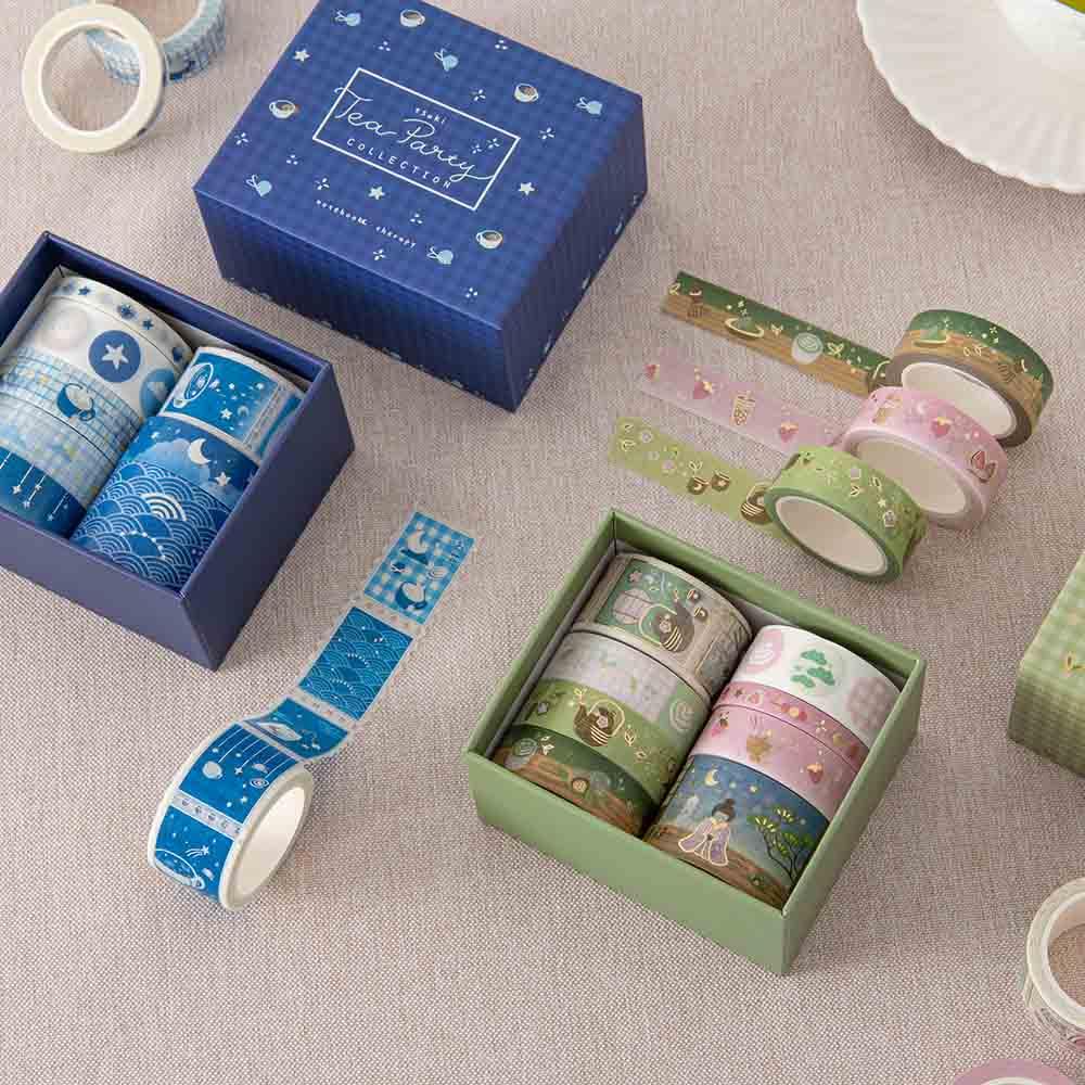 Tsuki 'Matcha Ichigo' Washi Tape Set ☾