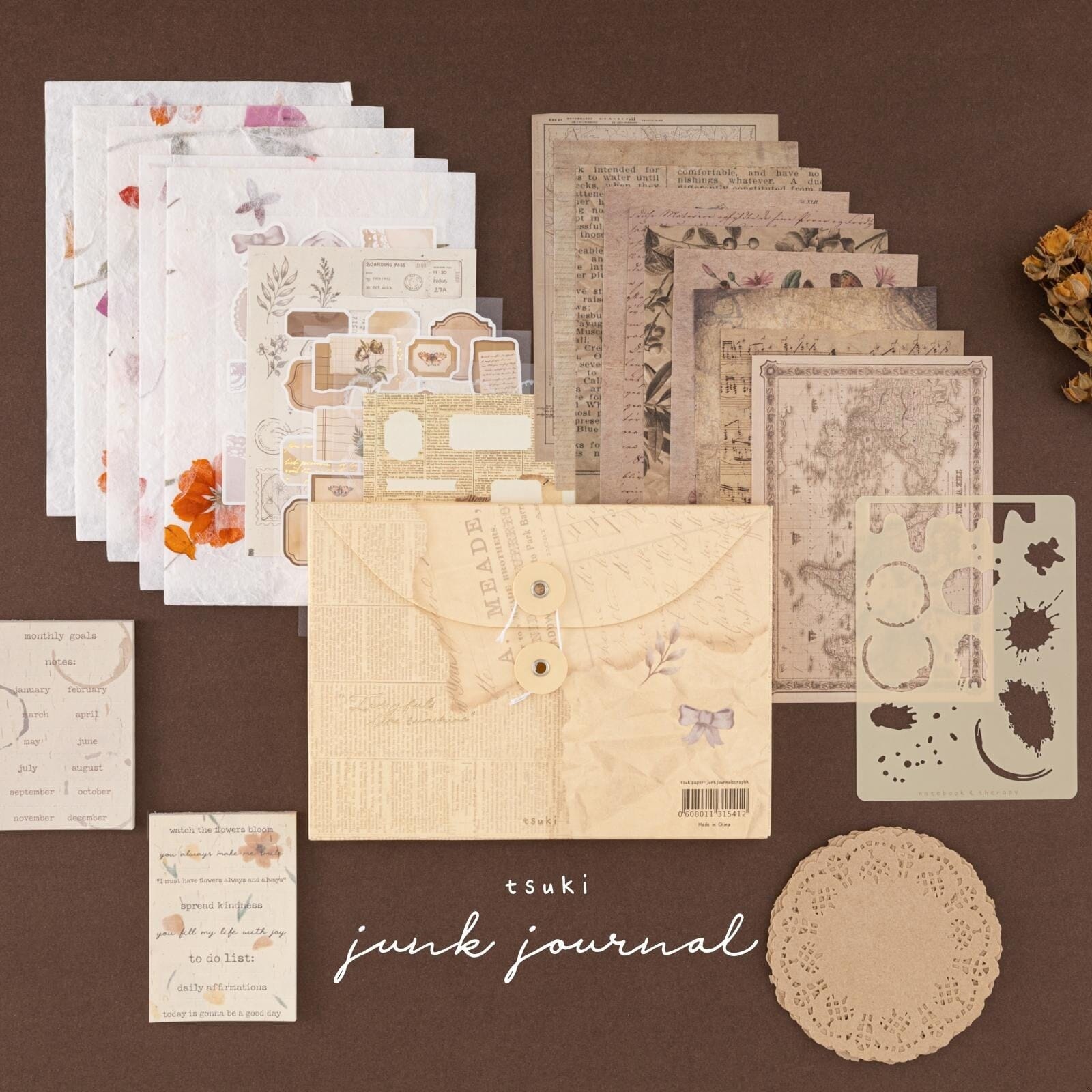 Tsuki 'Junk Journal' Scrapbook Bundle Set ☾