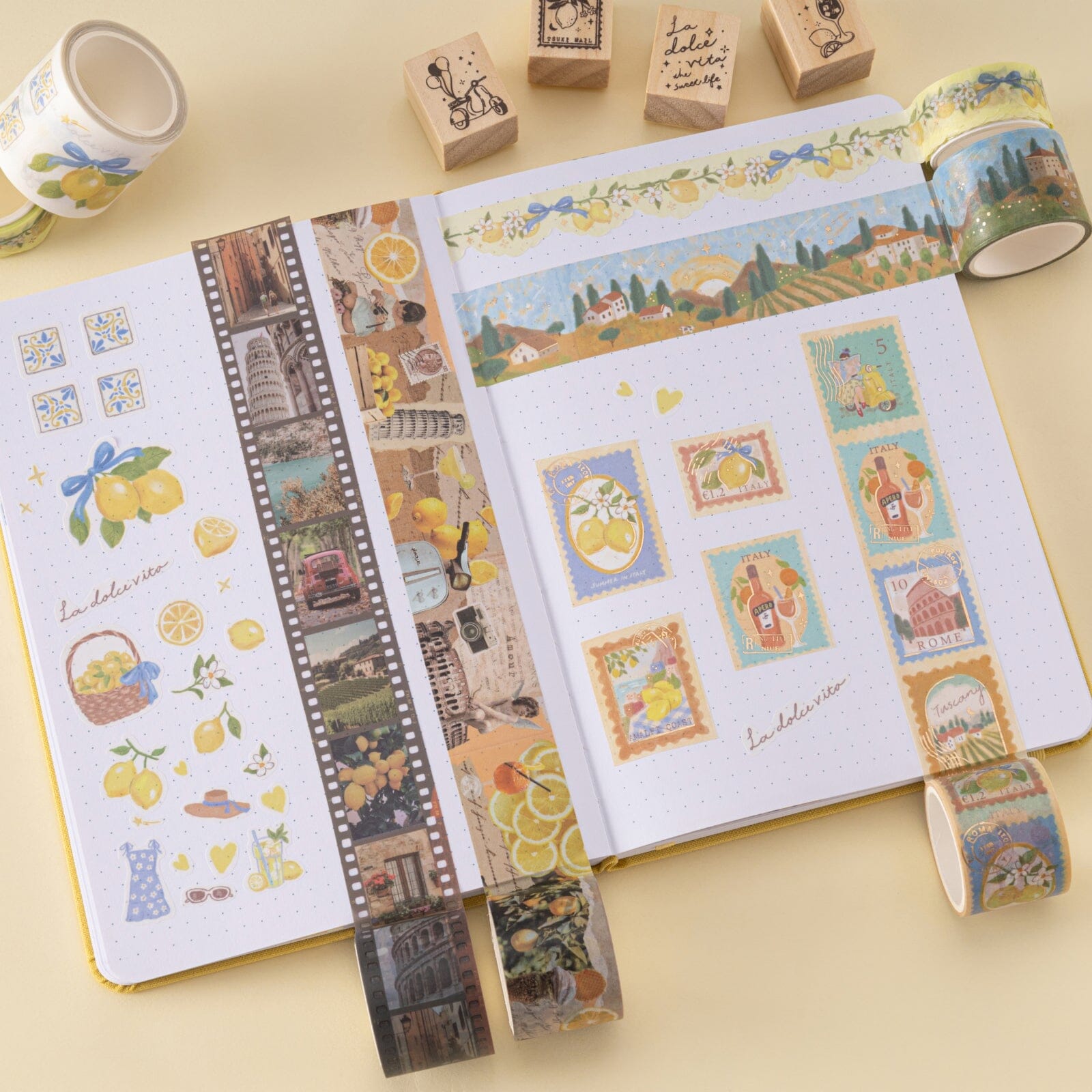 Tsuki 'Summer in Italy' Washi Tape Set ☾