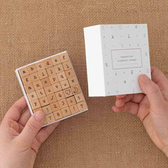 Tsuki Bullet Journal Typewriter Style Alphabet Stamp Set ☾