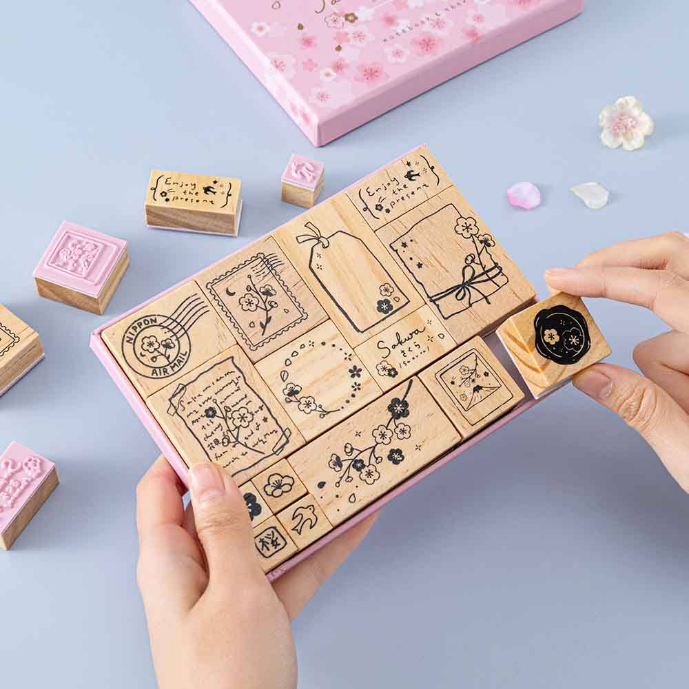 Tsuki 'Sakura Journey' Bullet Journal Stamp Set ☾