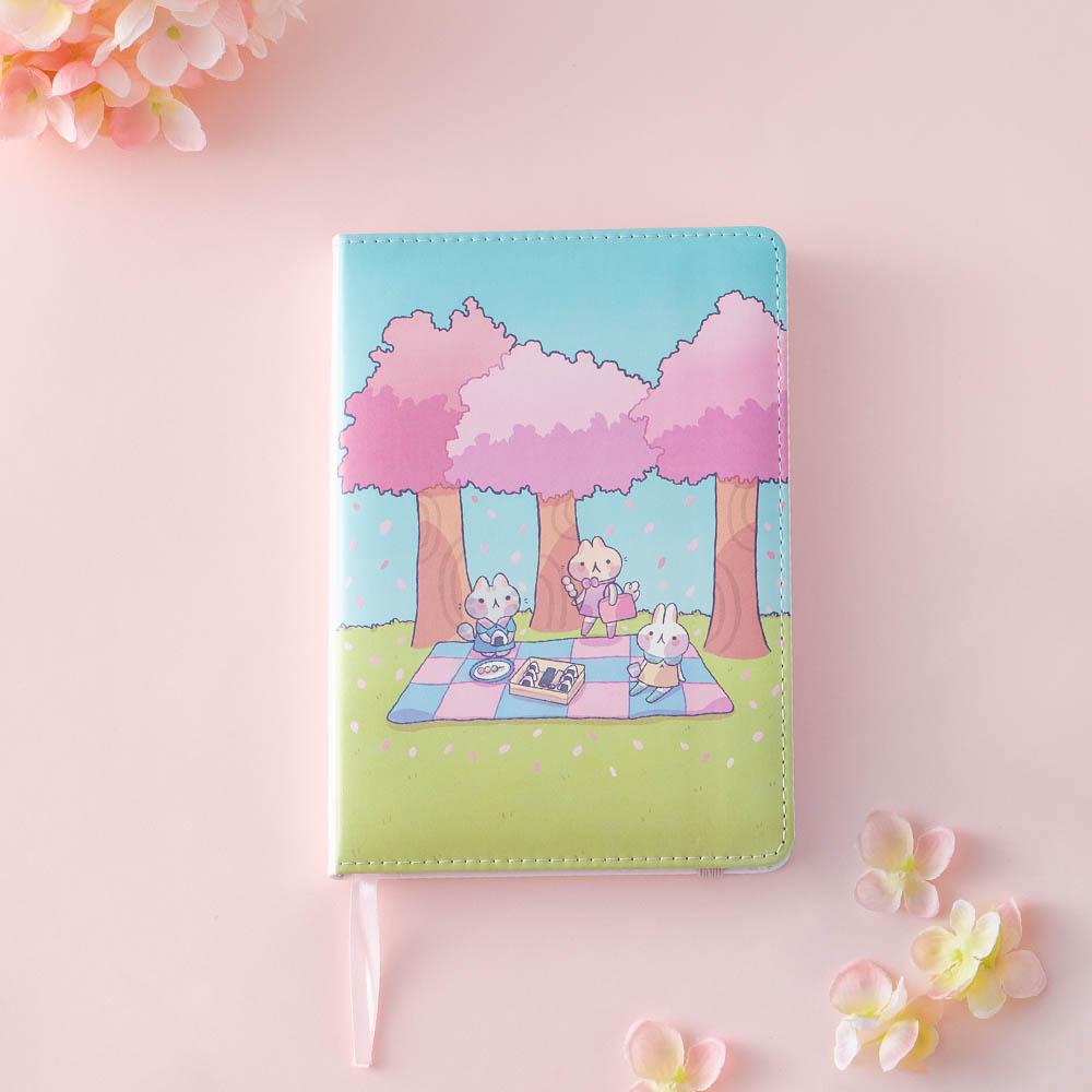 Tsuki 'Four Seasons: Spring Edition' Bullet Journal ☾ @milkkoyo x NotebookTherapy