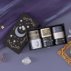 Tsuki 'Moonflower Magic' Washi Tape Set ☾
