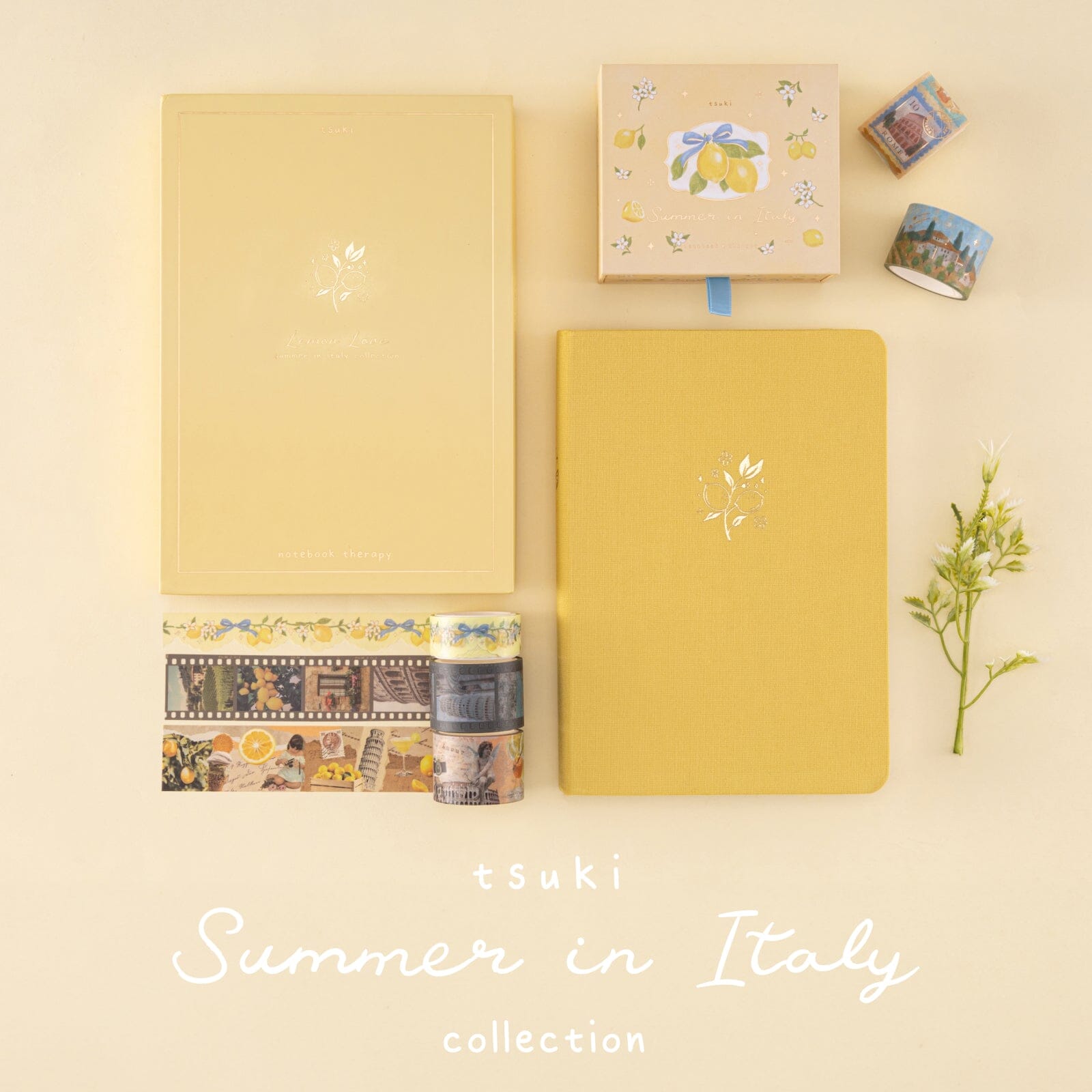 Tsuki 'Summer in Italy' Washi Tape Set ☾
