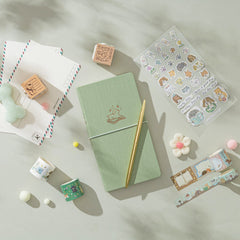 Tsuki 'Puppy Life' Travel Notebook Gift Set ☾