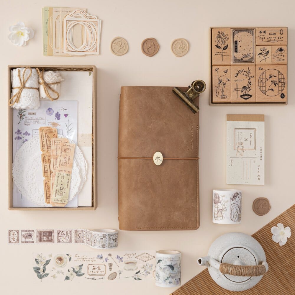 Hinoki - 'Into the Tea Room' PET + Washi Tape Set