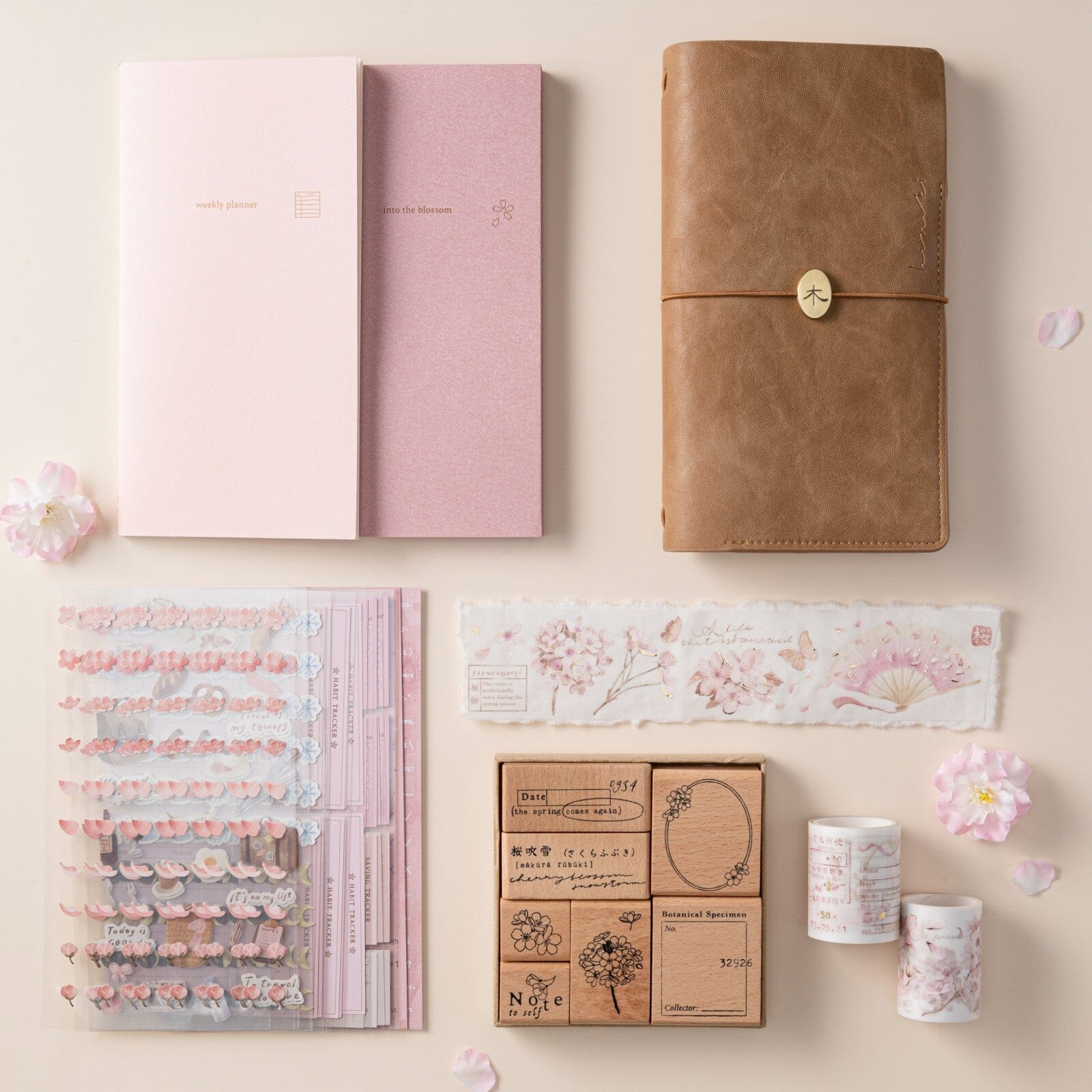 Hinoki - 'Into the Blossom' Mixed Insert + Sticker Set