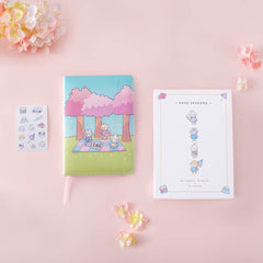 Tsuki 'Four Seasons: Spring Edition' Bullet Journal ☾ @milkkoyo x NotebookTherapy