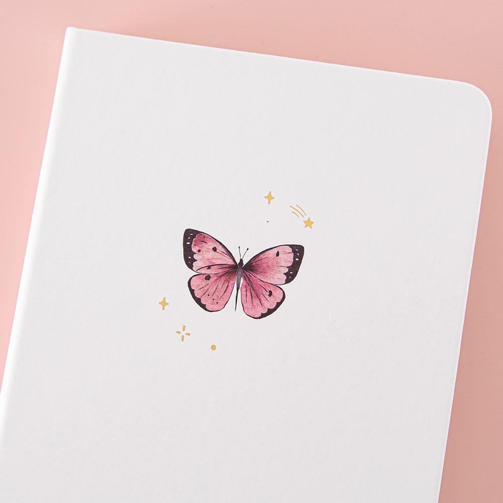 Tsuki Cloud White 'Flutter + Dream' Limited Edition Bullet Journal by Notebook Therapy x Pelinkan ☾