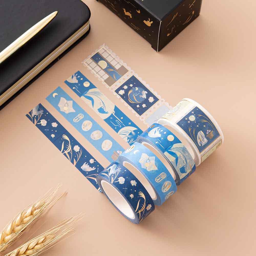Tsuki 'Moonlit Wish' Washi Tapes Set ☾