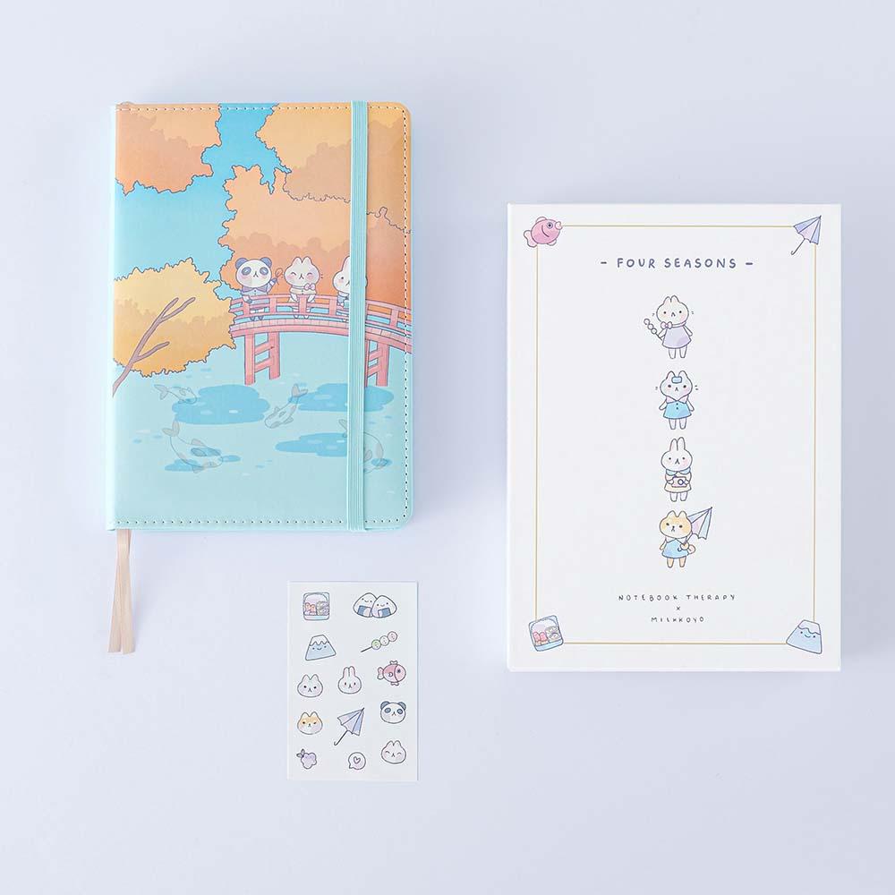 Tsuki 'Four Seasons: Autumn Edition' Bullet Journal ☾ @milkkoyo x NotebookTherapy