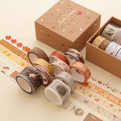 Tsuki 'Maple Dreams' Washi Tape Set ☾