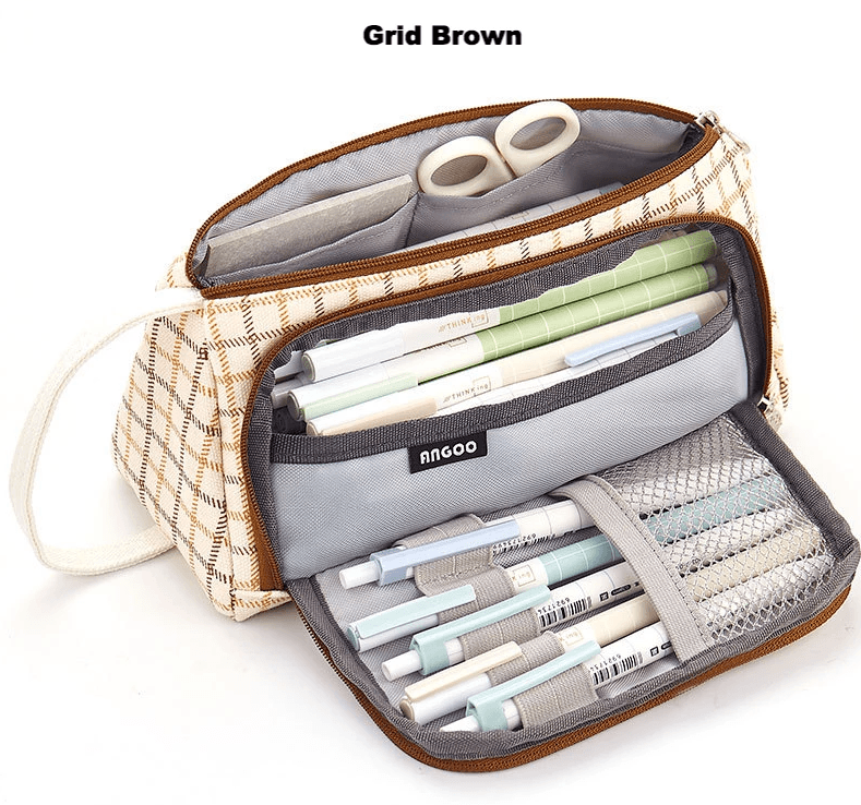 Pouched Stationery Organiser Pencil Case