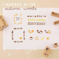 Tsuki 'Maple Dreams' Bullet Journal Stamp Set ☾
