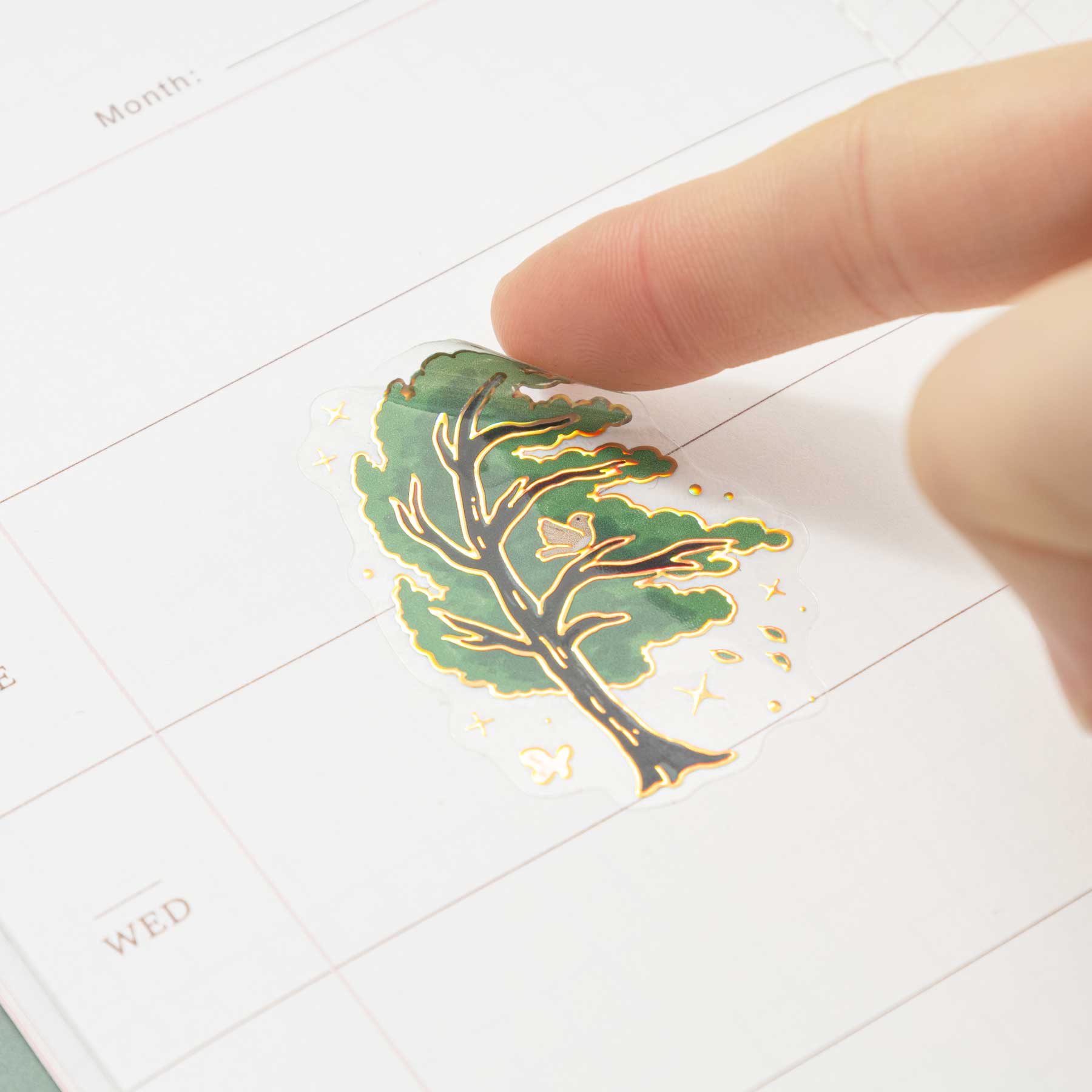 Tsuki 'Secret Garden' 3D Foil Sticker Set ☾