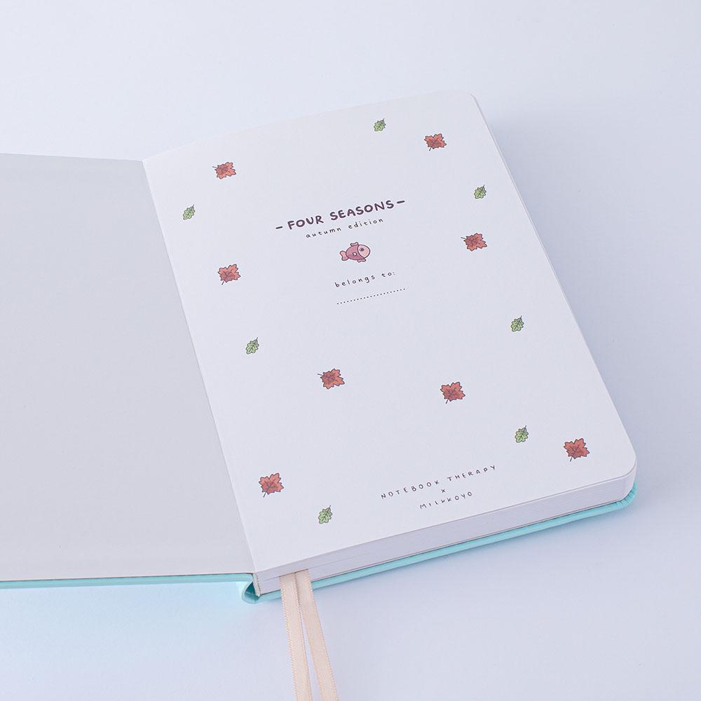 Tsuki 'Four Seasons: Autumn Edition' Bullet Journal ☾ @milkkoyo x NotebookTherapy