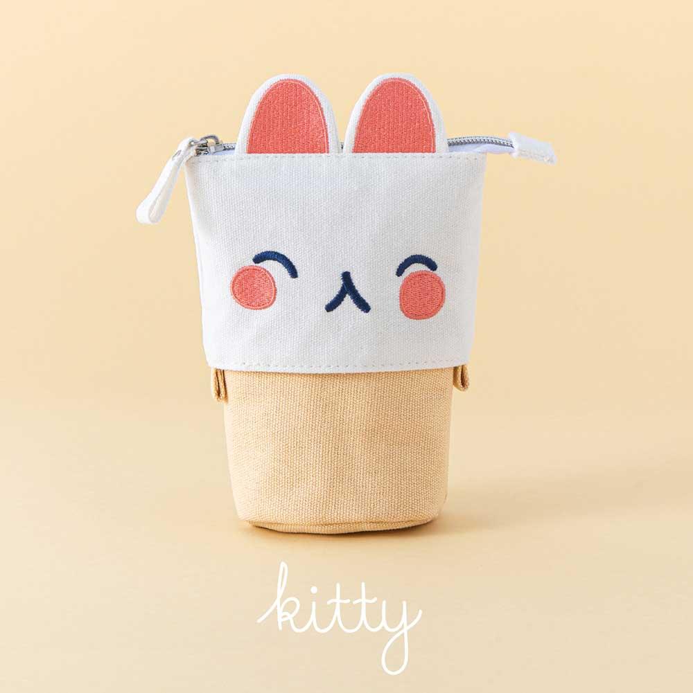Tsuki 'Four Seasons' Embroidered Pop-Up Pencil Case ☾ @milkkoyo x NotebookTherapy