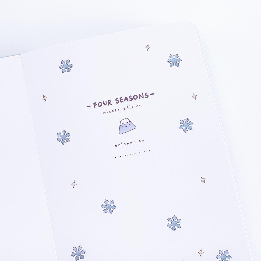 Tsuki 'Four Seasons: Winter Edition' Bullet Journal ☾ @milkkoyo x NotebookTherapy