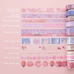 Tsuki 'Sakura Journey' Washi Tape Set ☾