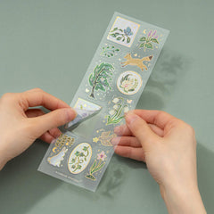 Tsuki 'Secret Garden' 3D Foil Sticker Set ☾