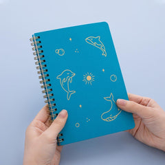 Tsuki 'Ocean' Limited Edition Ring Bound Bullet Journal ☾